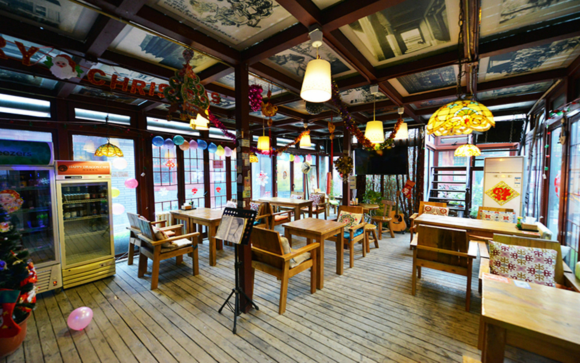 בייג'ינג Happy Dragon Courtyard Hostel מראה חיצוני תמונה
